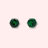 Colourful Cubic Zirconia Hypoallergenic Earrings