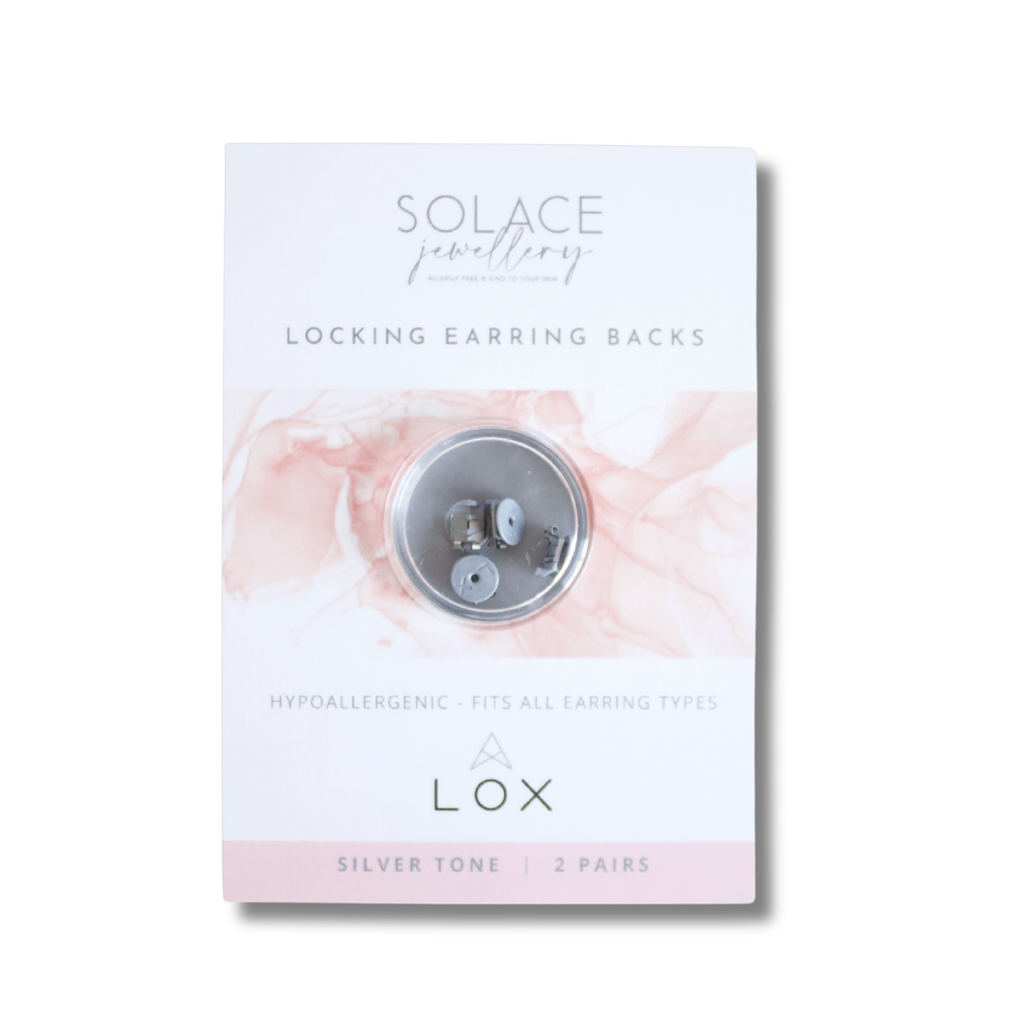 Lox Secure Locking Earring Backs - 2 Pairs