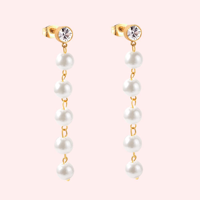 Pearl Drop Hypoallergenic Earrings