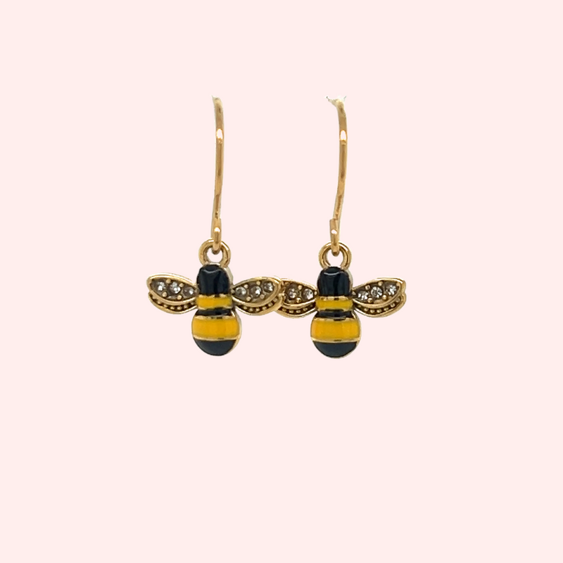 Bee Drop Hypoallergenic Earring