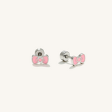 Posy Bow Flat Back Earrings