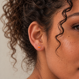 Gourd-geous Pumpkin Flat Back Earrings