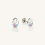Cupcake Flat Back Earrings