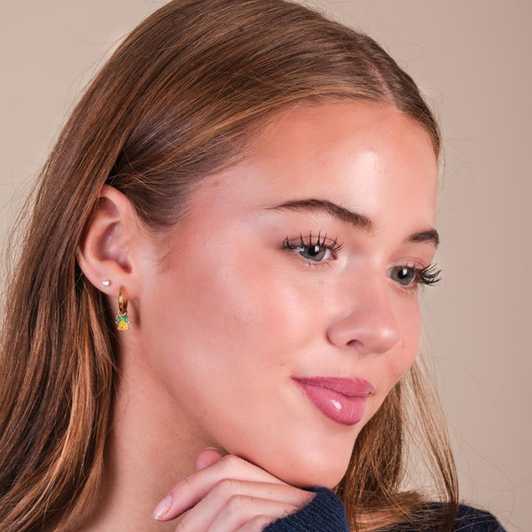 Jingle Bell Hoop Earrings