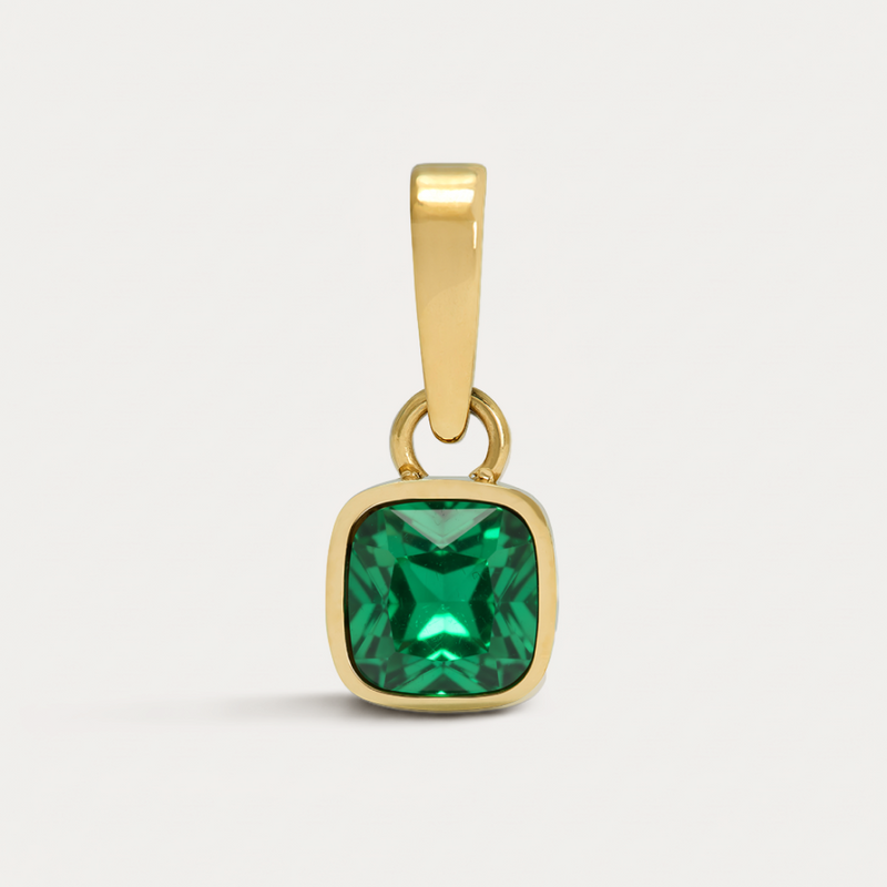 Cushion Birthstone Charm