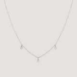 Rope Trim Cubic Zirconia Necklace