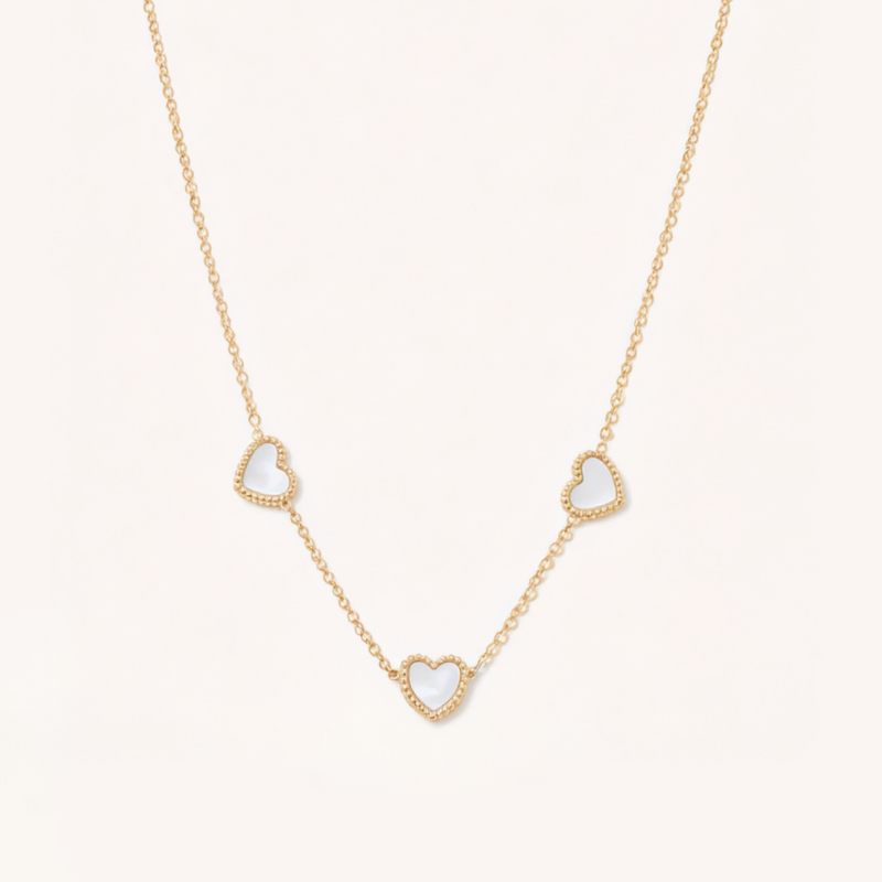 Bead Treat Heart Shimmer Necklace