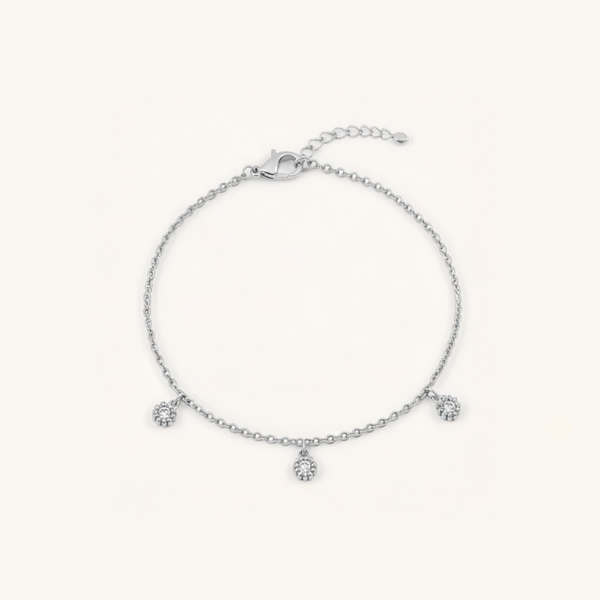 Rope Trim Cubic Zirconia Bracelet