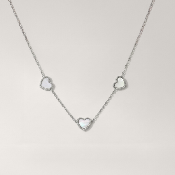 Bead Treat Heart Shimmer Necklace