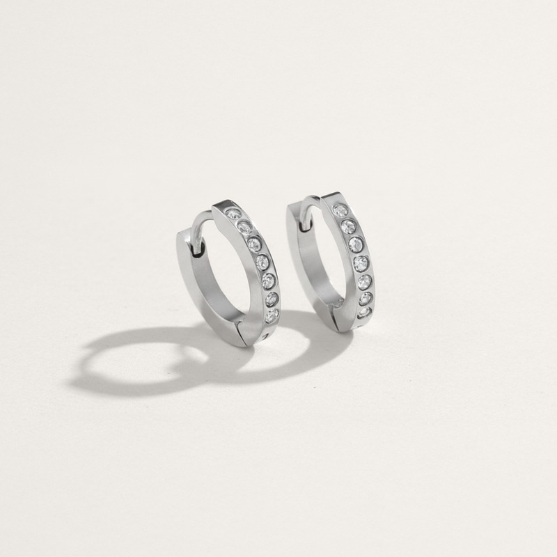 Mini CZ Hypoallergenic Huggie