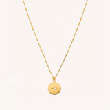 Celestial Star Disc Necklace