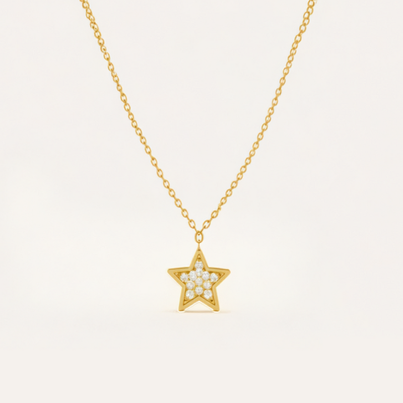 Sparkle Star Charm Necklace