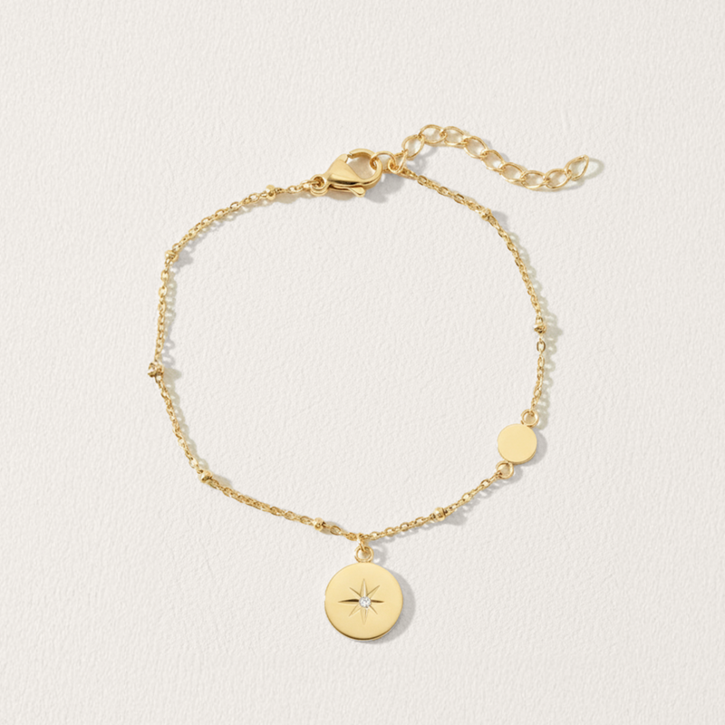 Celestial Star Disc Bracelet