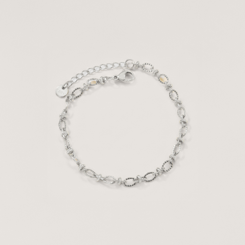 Textured Link Bracelet