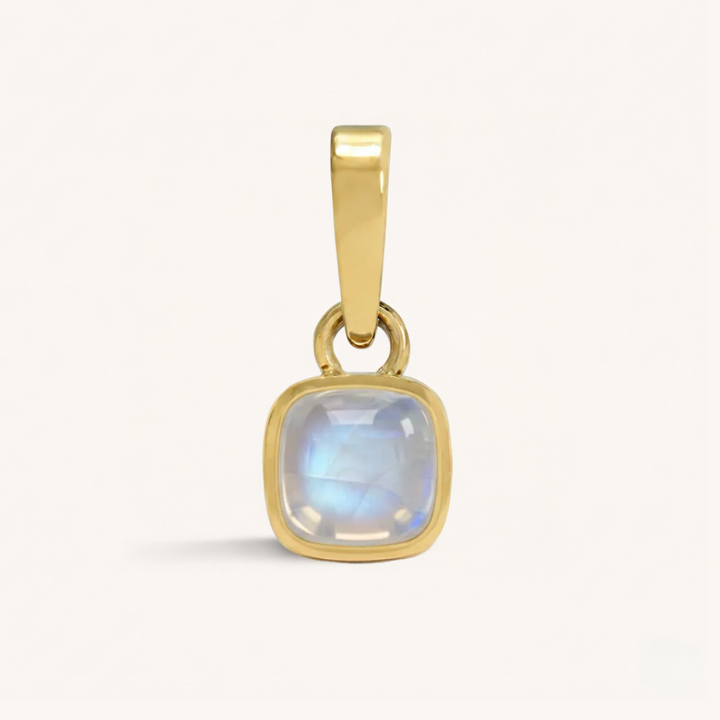 Cushion Birthstone Charm