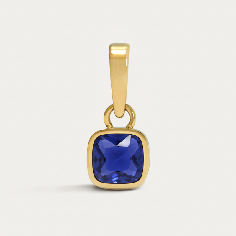Cushion Birthstone Charm