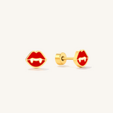 Vampire Kiss Flat Back Earrings