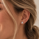 Double Trouble Ghost Flat Back Earrings