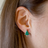 Christmas Tree & Snowflake Hypoallergenic Earrings