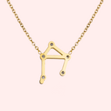 Libra Zodiac Constellation Hypoallergenic Necklace