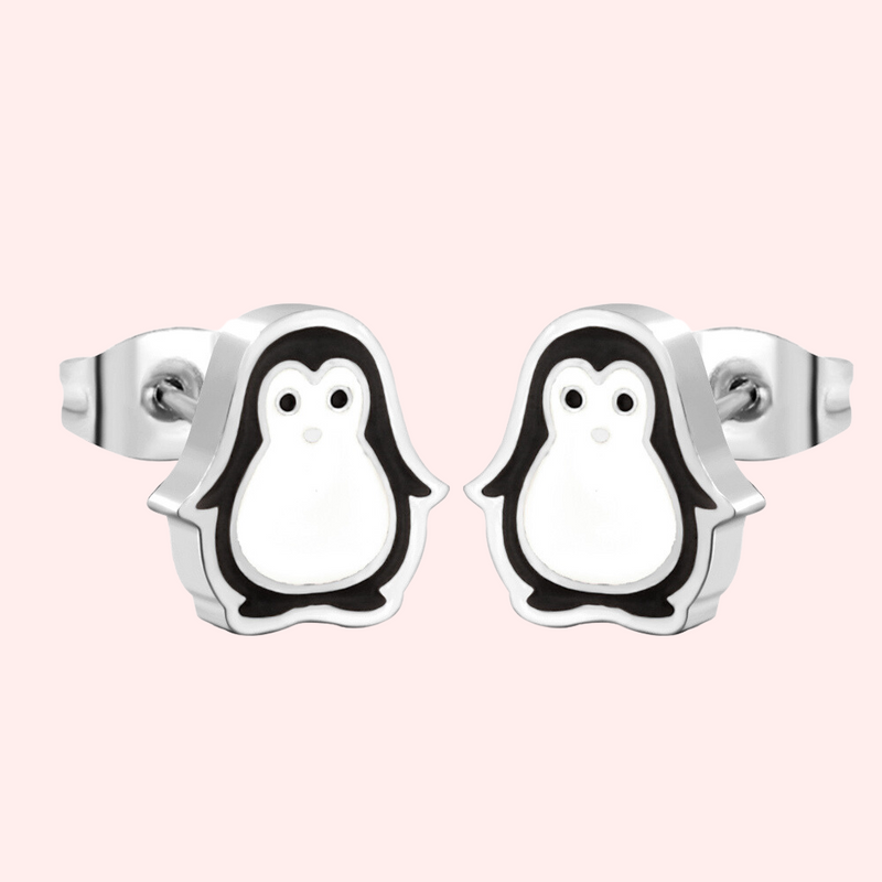 Penguin Hypoallergenic Earrings