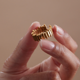 Adjustable Textured Ring
