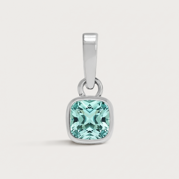 Cushion Birthstone Charm