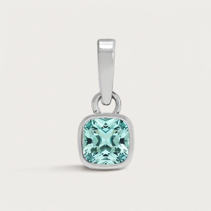 Cushion Birthstone Charm