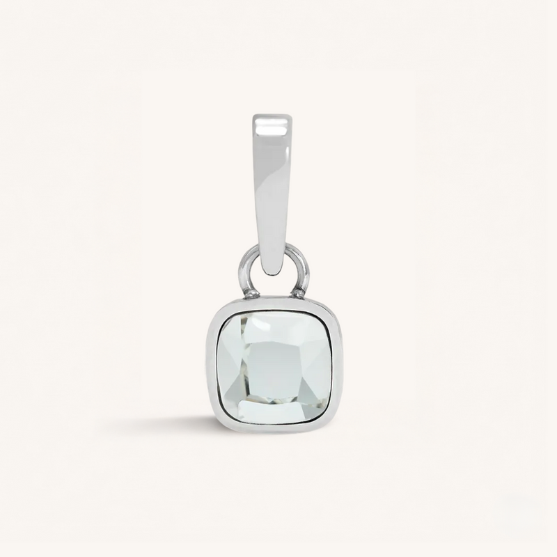 Cushion Birthstone Charm