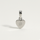Heart Initial Charm