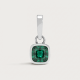 Cushion Birthstone Charm