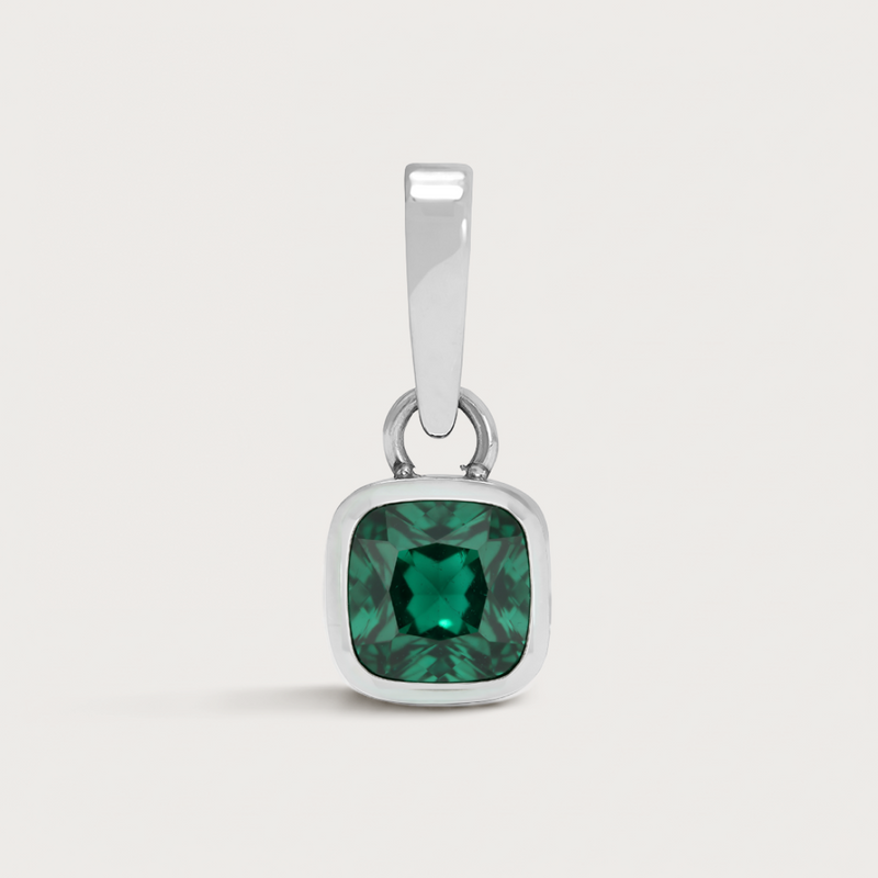 Cushion Birthstone Charm