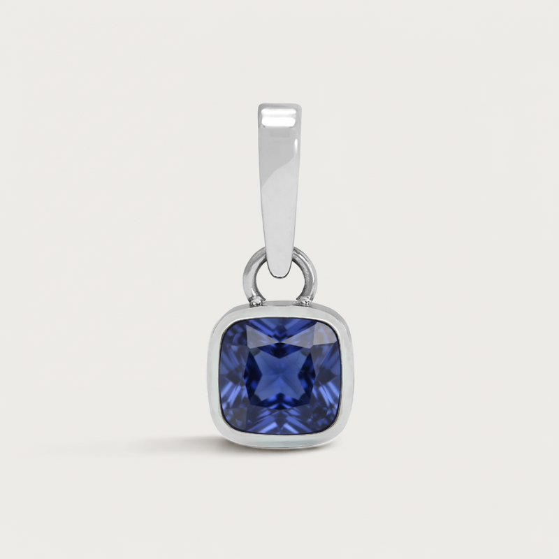 Cushion Birthstone Charm