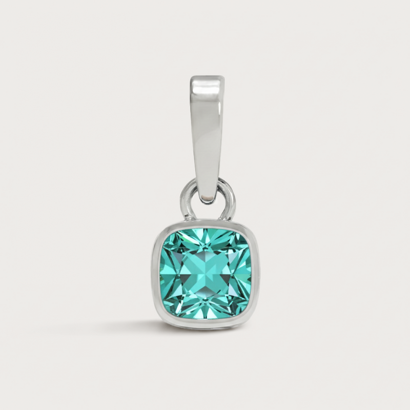 Cushion Birthstone Charm