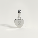 Heart Initial Charm