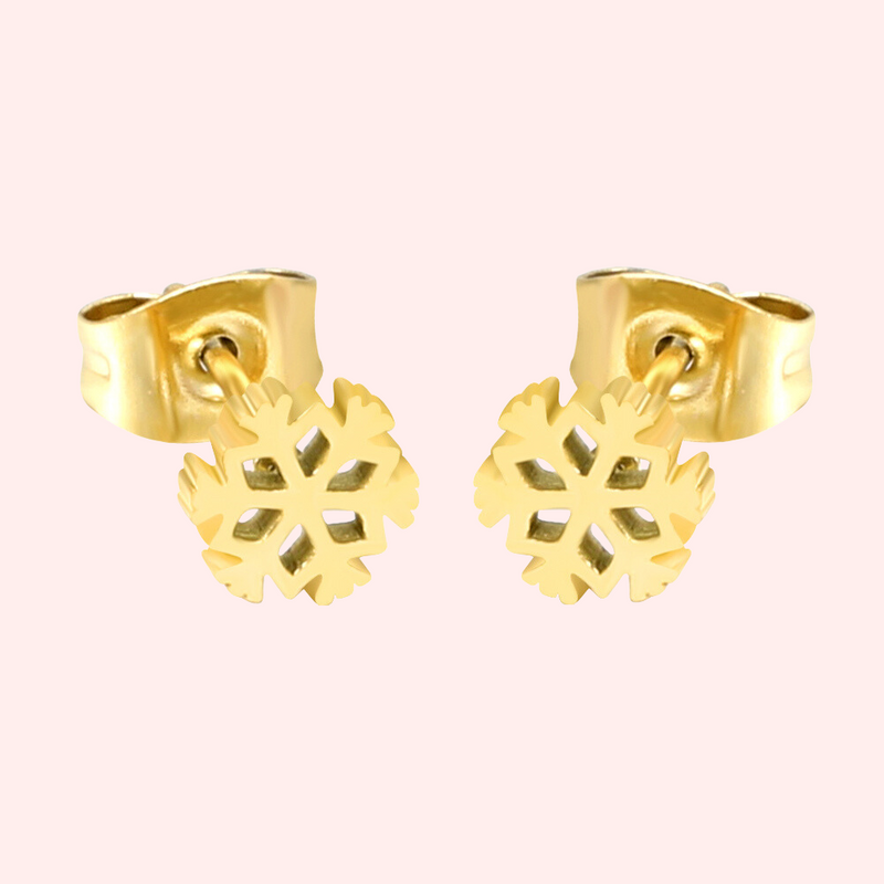 9ct gold 2025 christmas earrings