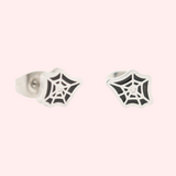 Spider's Web Hypoallergenic Earrings