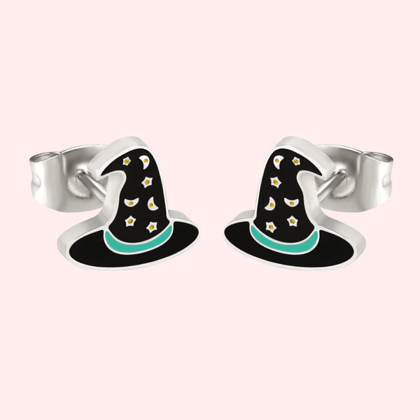 Witches Hat Hypoallergenic Earrings