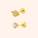 Cosmic Sparkle Flat Back Set