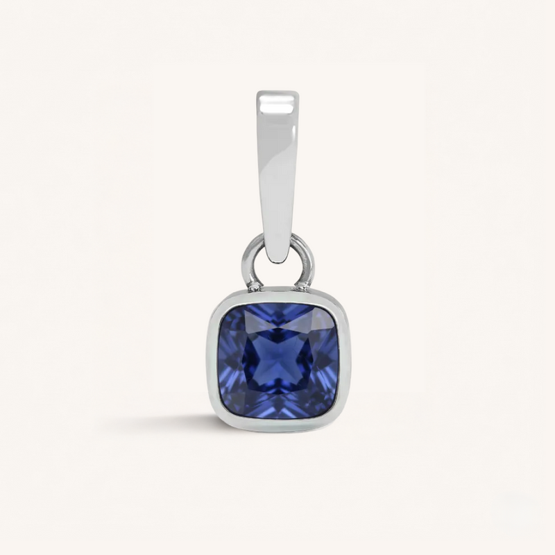 Cushion Birthstone Charm