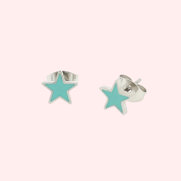 Kids Star Stud Hypoallergenic Earrings