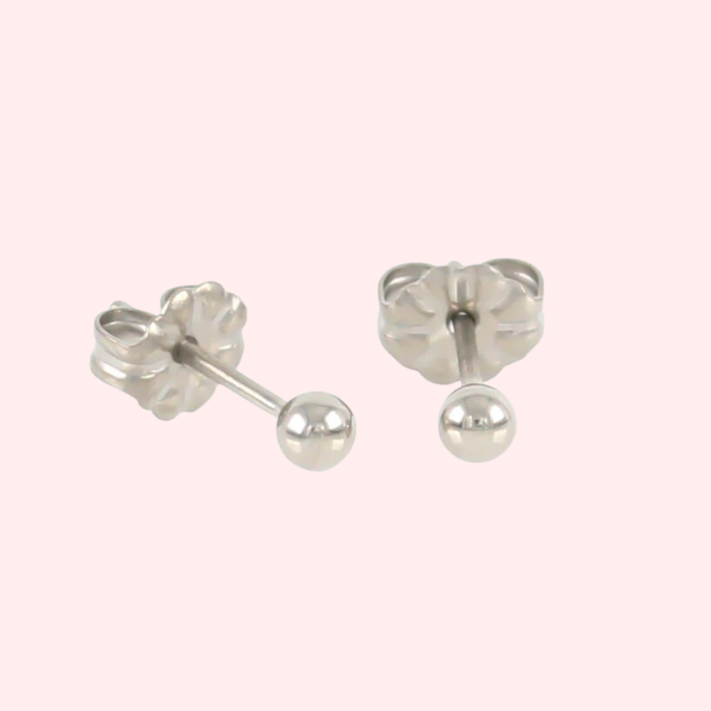 Limerencia Hypoallergenic G23 Implant Grade Titanium Screw Back Earrings  Tragus 20G Helix F136 Piercing Post for Girls' Sensitive Ears Cartilage :  Amazon.co.uk: Fashion