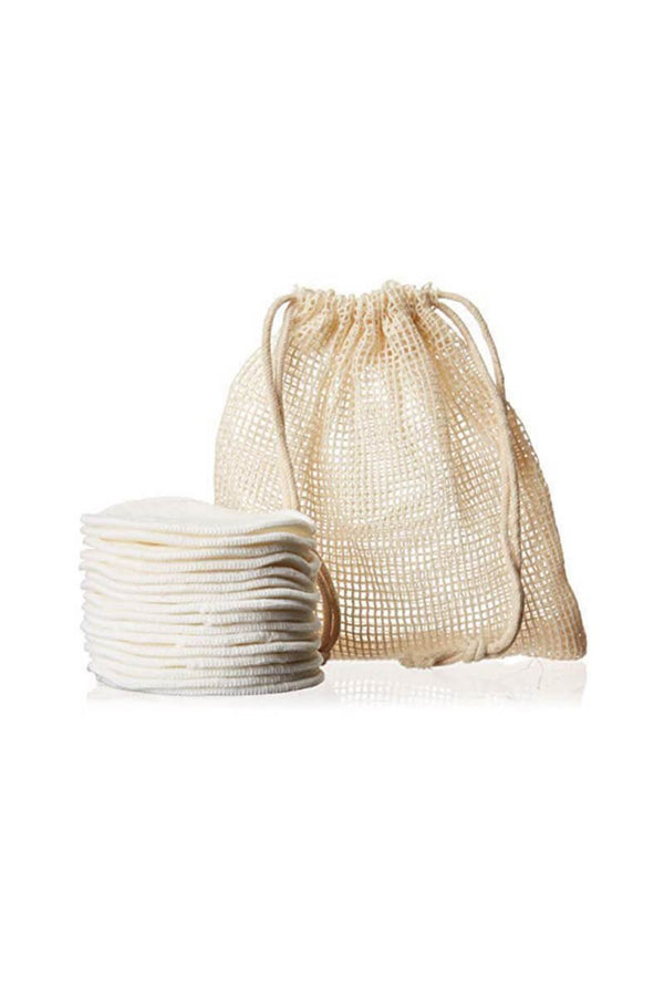 Organic Reusable Bamboo Pads x12