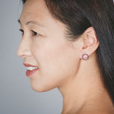Braided Open Circle Hypoallergenic Earrings