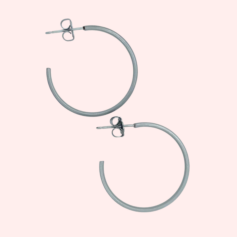 Titanium Hoop Hypoallergenic Earrings